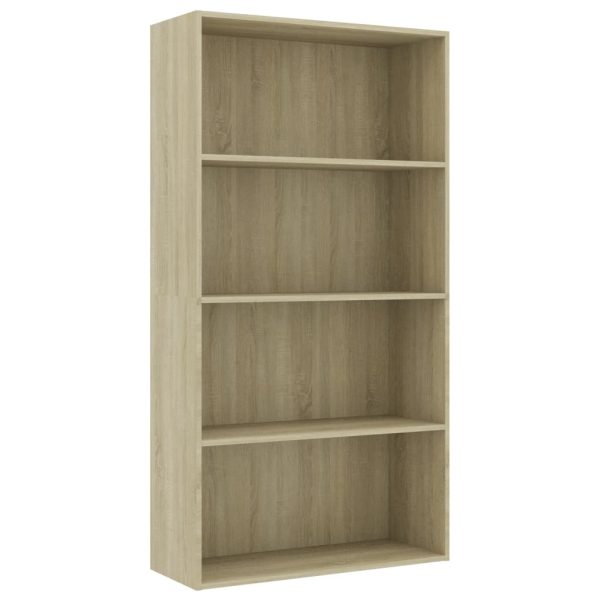 2-Tier Book Cabinet – 80x30x151.5 cm, Sonoma oak