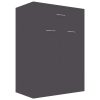 Shoe Cabinet 60x35x84 cm Engineered Wood – Grey