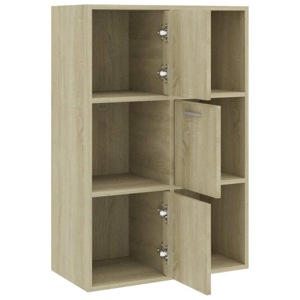 Storage Cabinet 60×29.5×90 cm Engineered Wood – Sonoma oak