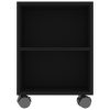 Wenatchee TV Cabinet 120x35x48 cm Engineered Wood – Black