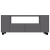 Wenatchee TV Cabinet 120x35x48 cm Engineered Wood – Grey