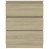 Sideboard 60x35x76 cm Engineered Wood – Sonoma oak