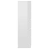 Drawer Sideboard 60x35x121 cm Engineered Wood – High Gloss White