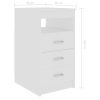Drawer Cabinet 40x50x76 cm Engineered Wood – White