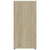 Sideboard Engineered Wood – 80x36x75 cm (left), Sonoma oak