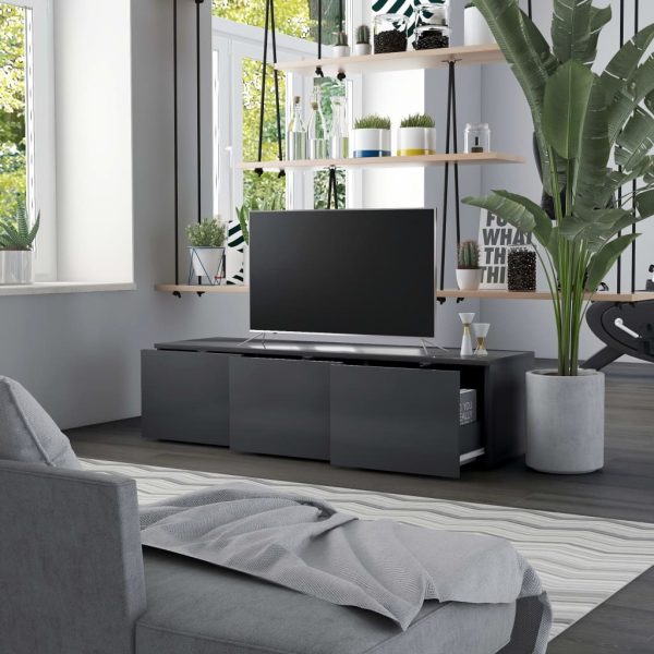 Cookstown TV Cabinet 120x34x30 cm Engineered Wood – Grey