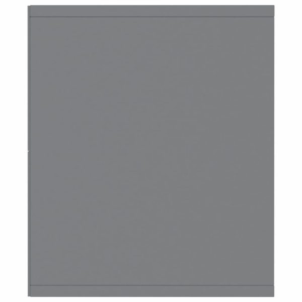 Parkstone Book Cabinet/TV Cabinet Grey 143x30x36 cm