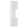 Bathroom Cabinet 30x30x179 cm Engineered Wood – High Gloss White