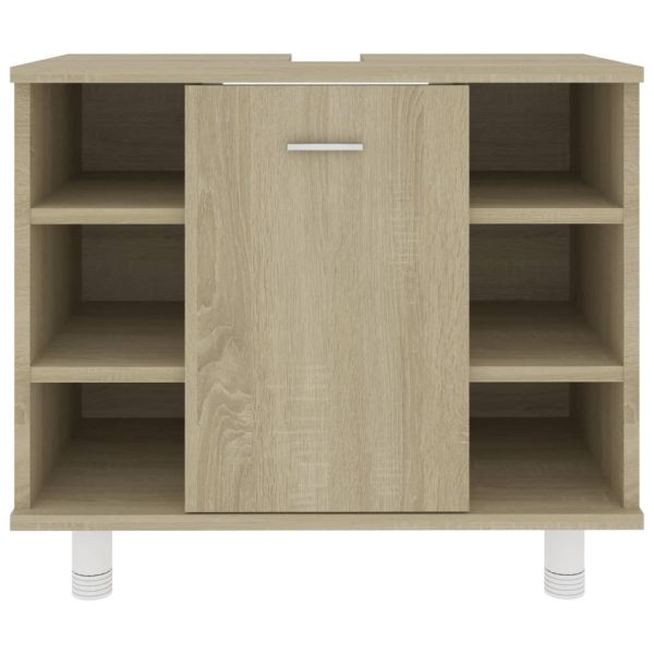 Bathroom Cabinet 60x32x53.5 cm Engineered Wood – Sonoma oak