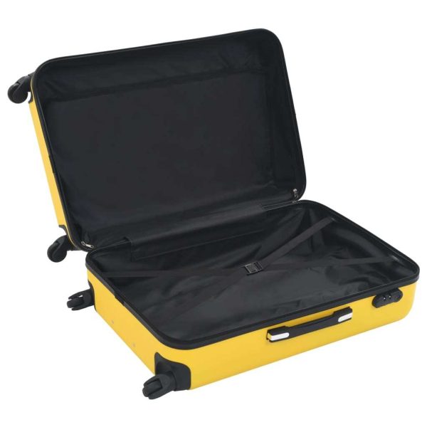 Hardcase Trolley Set 3 pcs ABS – Yellow