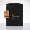 Royal Comfort Vintage Washed 100 % Cotton Quilt Cover Set – DOUBLE, Charcoal