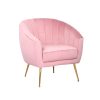 Arm Chair Pink Velvet