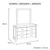 5 Pieces Bedroom Suite in Solid Wood Veneered Acacia Construction Timber Slat King Size Oak Colour Bed, Bedside Table , Tallboy & Dresser