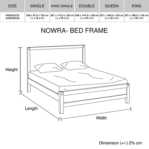 5 Pieces Bedroom Suite in Solid Wood Veneered Acacia Construction Timber Slat Queen Size Oak Colour Bed, Bedside Table , Tallboy & Dresser