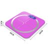 180kg Digital Fitness Weight Bathroom Body Glass LCD Electronic Scales Pink