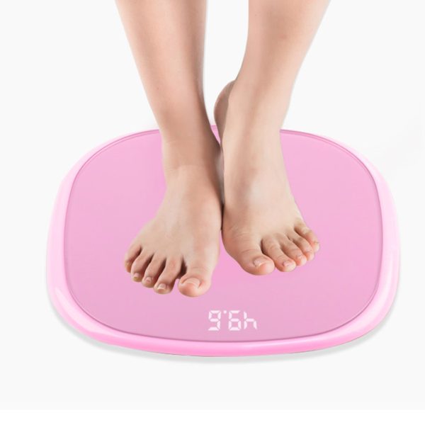 2X 180kg Digital Fitness Weight Bathroom Gym Body LCD Electronic Scales Pink