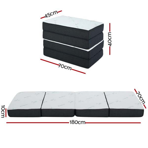 Bedding Foldable Mattress Folding Foam Sofa Bed Mat Bamboo