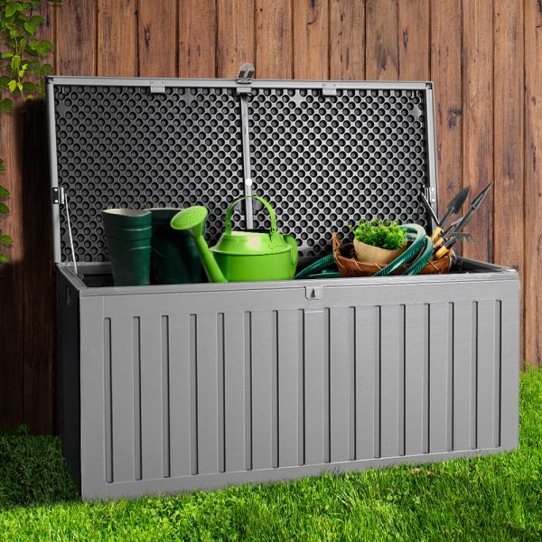 Outdoor Storage Box Container Garden Toy Indoor Tool Chest Sheds