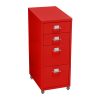 4 Tiers Steel Orgainer Metal File Cabinet With Drawers Office Furniture