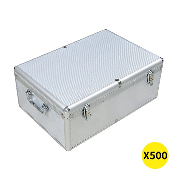 Aluminium CD DVD Cases Bluray Lock Storage Box Organizer Free Inserts