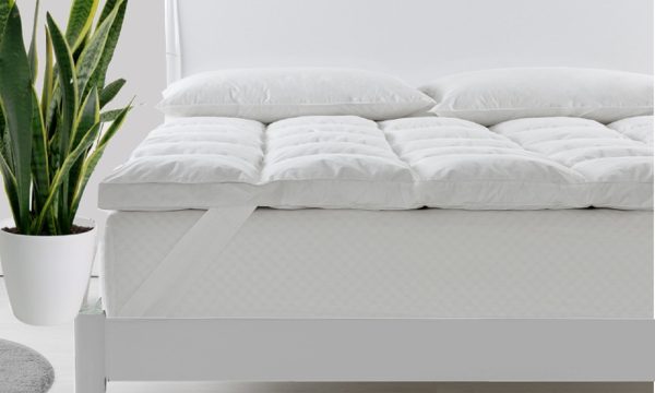 Royal Comfort Duck Feather and Down Mattress Toppers / 1800GSM – DOUBLE