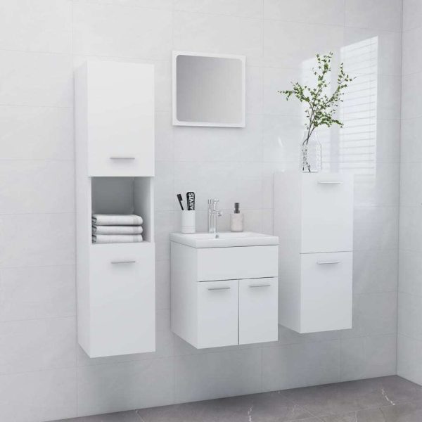 Bathroom Furniture Set Engineered Wood