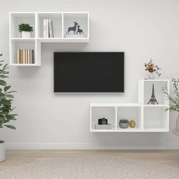 Norco Wall-mounted TV Cabinets 4 pcs Engineered Wood