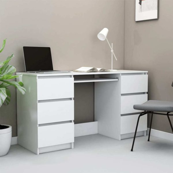 Writing Desk 140x50x77 cm Engineered Wood