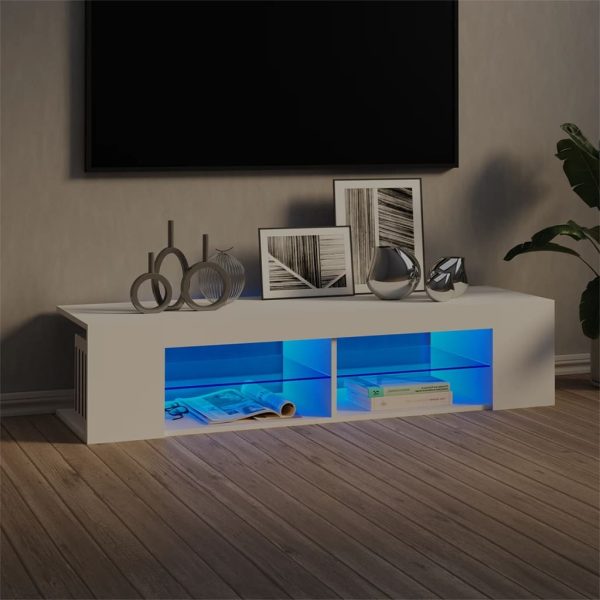 Dorchester TV Cabinet with LED Lights 135x39x30 cm