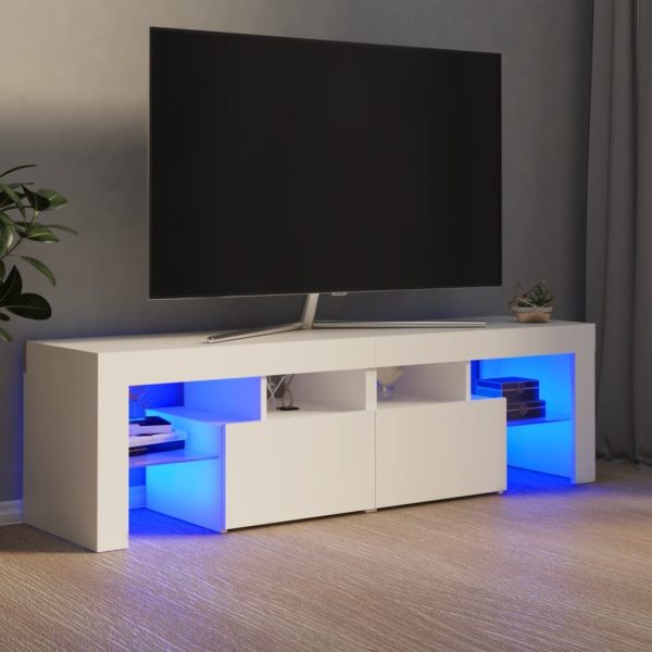 Brooklyn TV Cabinet with LED Lights 140×36.5×40 cm