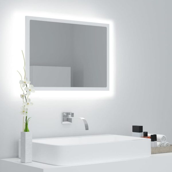 LED Bathroom Mirror 60×8.5×37 cm Acrylic