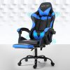 Gaming Chairs Massage Racing Recliner Leather Office Chair Footrest.