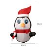 Christmas Inflatable Lighted 0.9M Xmas Penguin Garden Outdoor Decoration