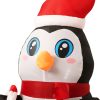 Christmas Inflatable Lighted 0.9M Xmas Penguin Garden Outdoor Decoration