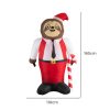 Christmas Inflatable Sloth 1.8M Xmas Party Decoration LED Lights Outdoor