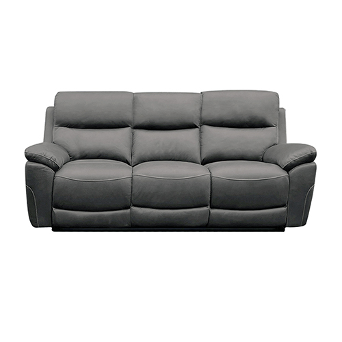 1RR+2RR+3RR Finest Fabric Electric Recliner Feature Multi Positions Ultra Cushioned USB Outlets in Charcoal Colour