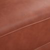 3+2 Seater Brown Sofa Lounge Chesterfireld Style Button Tufted in Faux Leather