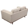 3+2 Seater Sofa Beige Fabric Lounge Set for Living Room Couch with Wooden Frame