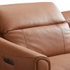 Corner Sofa Chaise Premium Genuine Leather Power Slide Left Chaise Cup-Holder Charging Point