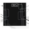 2X 180kg Electronic Talking Scale Weight Fitness Glass Bathroom Scale LCD Display