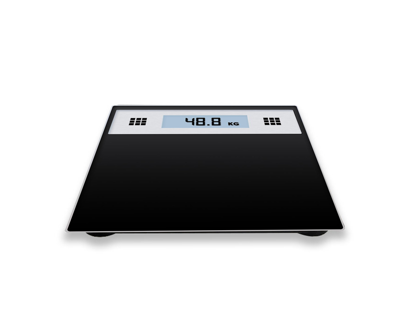 2X 180kg Electronic Talking Scale Weight Fitness Glass Bathroom Scale LCD Display Stainless