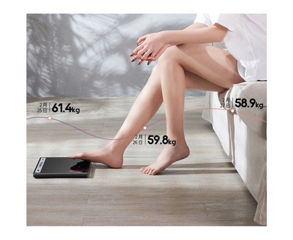 2X 180kg Electronic Talking Scale Weight Fitness Glass Bathroom Scale LCD Display Stainless