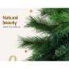 Jingle Jollys Christmas Tree Xmas Trees Decorations Pine-Needle Tips – 7ft – 1584 Tips
