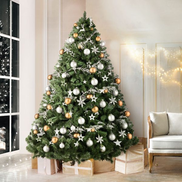 Jingle Jollys Christmas Tree Xmas Trees Decorations Green Tips – 7ft – 1250 Tips