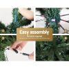 Jingle Jollys Christmas Tree Xmas Tree with LED Lights Warm White – 7ft – 3000 LED