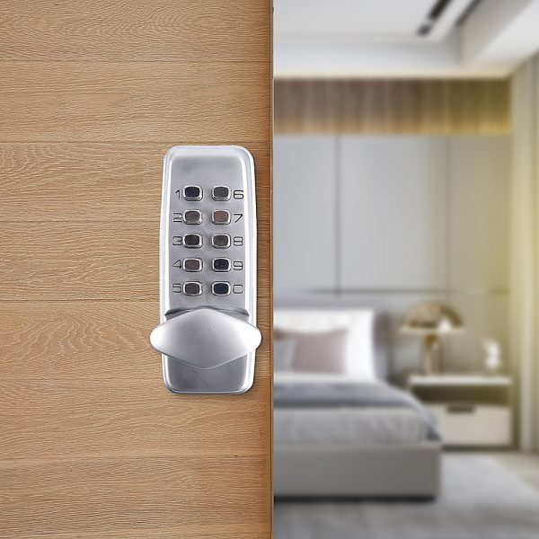 Keyless deadbolt digital electronic door lock keypad mechanical Code Entry Door