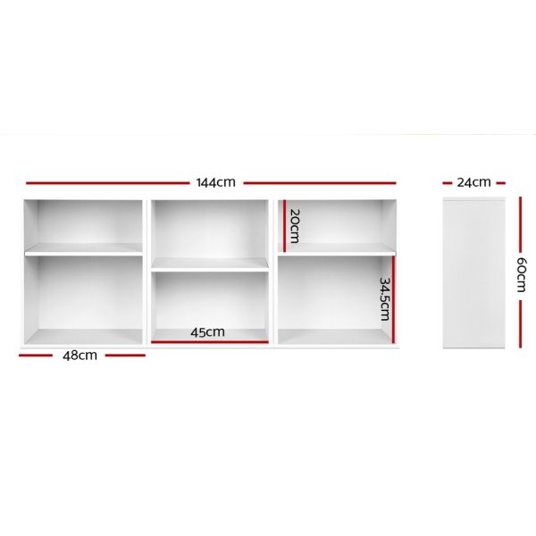 Bookshelf Set of 3 – VENA White