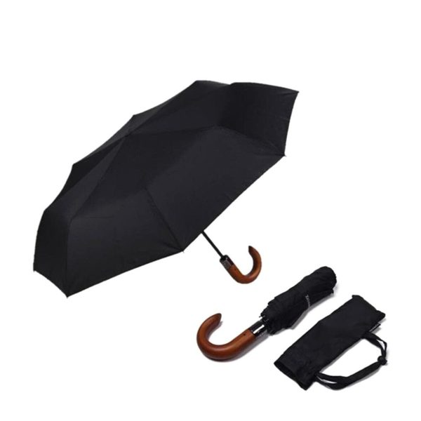 WOODEN HANDLE UMBRELLA