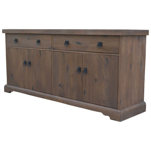 Florence Buffet Table 180cm 2 Door 4 Drawer Solid Mango Timber Wood