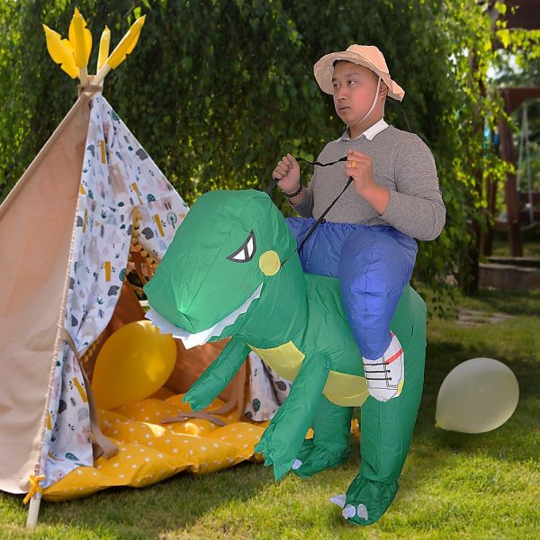 DINO Fancy Dress Inflatable Suit -Fan Operated Costume